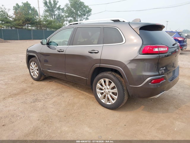 45638732 :رقم المزاد ، 1C4PJMJX0JD594243 vin ، 2018 Jeep Cherokee Overland 4x4 مزاد بيع