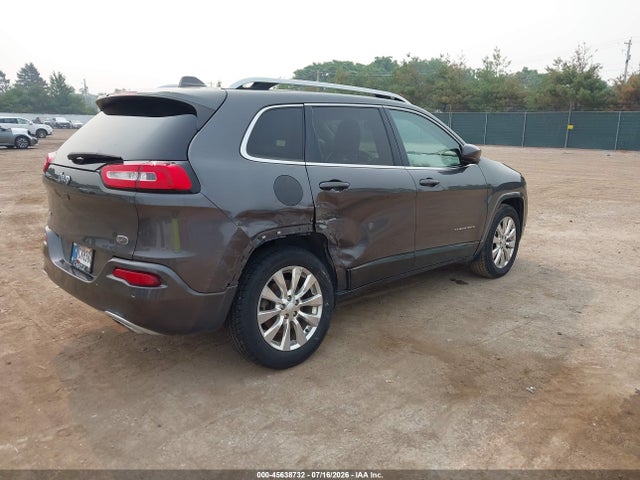 45638732 :رقم المزاد ، 1C4PJMJX0JD594243 vin ، 2018 Jeep Cherokee Overland 4x4 مزاد بيع