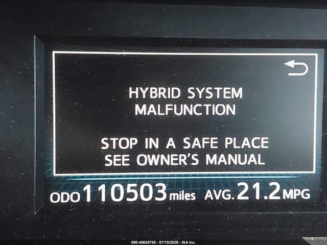 JTDZN3EU8FJ030405 Toyota Prius V Four