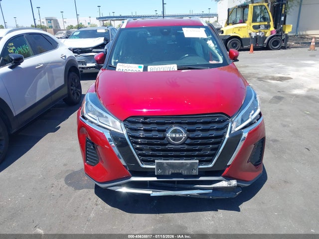 2022 Nissan Kicks Sv Xtronic Cvt მანქანა იყიდება აუქციონზე, vin: 3N1CP5CV3NL500163, აუქციონის ნომერი: 45638817