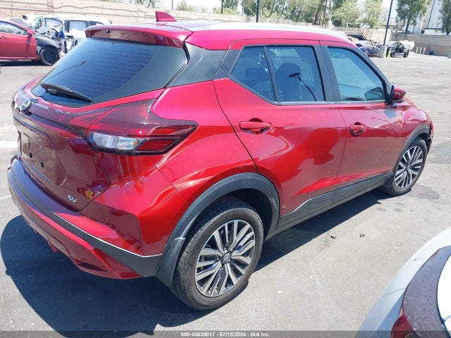 2022 Nissan Kicks Sv Xtronic Cvt მანქანა იყიდება აუქციონზე, vin: 3N1CP5CV3NL500163, აუქციონის ნომერი: 45638817