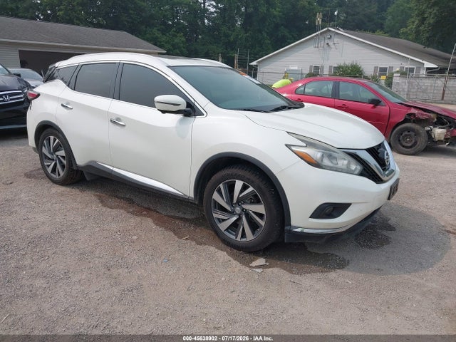 45638902 :رقم المزاد ، 5N1AZ2MH5GN103266 vin ، 2016 Nissan Murano Platinum مزاد بيع