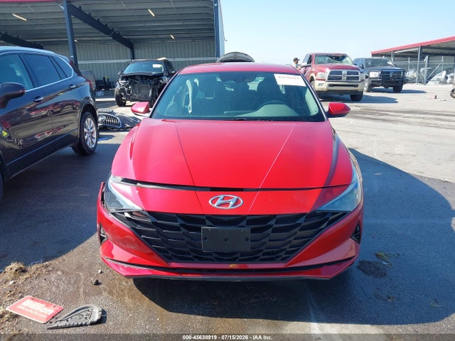 KMHLM4AJ6NU030888 Hyundai Elantra Hybrid Blue