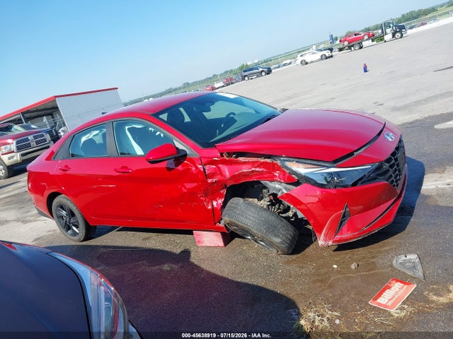 KMHLM4AJ6NU030888 Hyundai Elantra Hybrid Blue