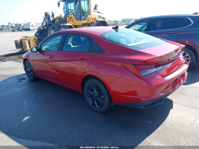 KMHLM4AJ6NU030888 Hyundai Elantra Hybrid Blue