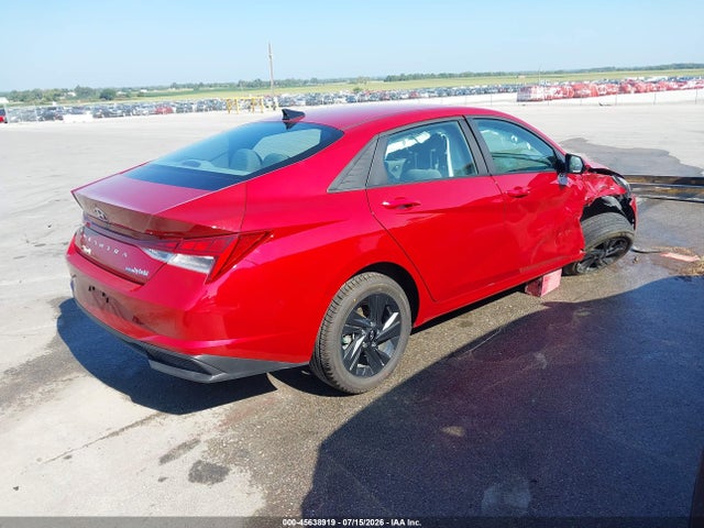 KMHLM4AJ6NU030888 Hyundai Elantra Hybrid Blue