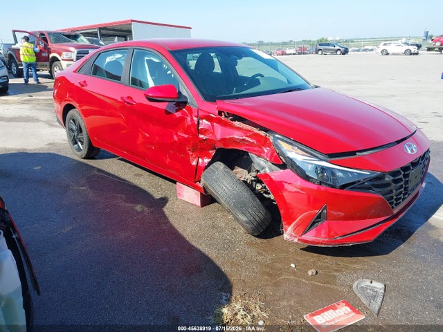 KMHLM4AJ6NU030888 Hyundai Elantra Hybrid Blue