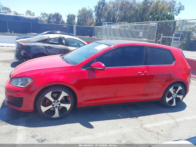2015 Volkswagen Golf Gti 2.0t Se 2-door მანქანა იყიდება აუქციონზე, vin: 3VWYT7AU9FM051102, აუქციონის ნომერი: 45639015