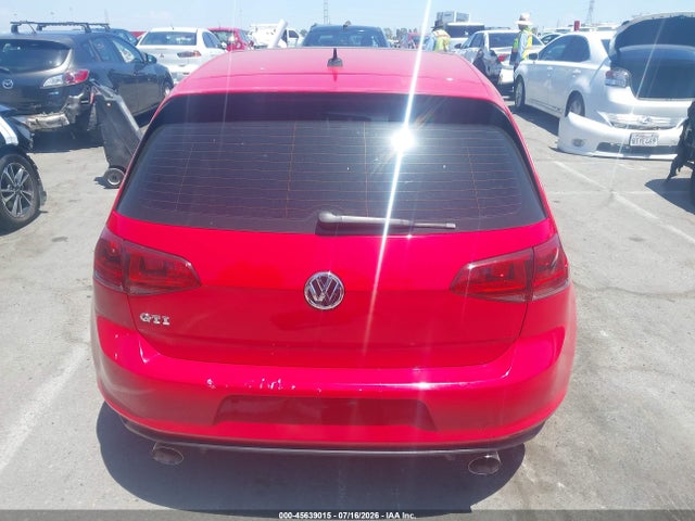2015 Volkswagen Golf Gti 2.0t Se 2-door მანქანა იყიდება აუქციონზე, vin: 3VWYT7AU9FM051102, აუქციონის ნომერი: 45639015
