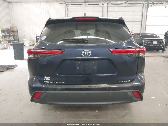 Aukcja sprzedaży 2022 Toyota Highlander Le, vin: 5TDBZRBH6NS243760, numer aukcji: 45639062