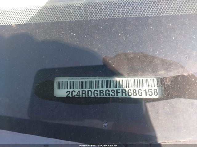 2C4RDGBG3FR686158 Dodge Grand Caravan Avp/se