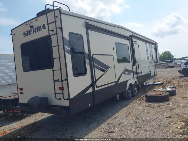 2021 Forest River Sierra Camper Trlr მანქანა იყიდება აუქციონზე, vin: 4X4FSEN28MJ048710, აუქციონის ნომერი: 45639179