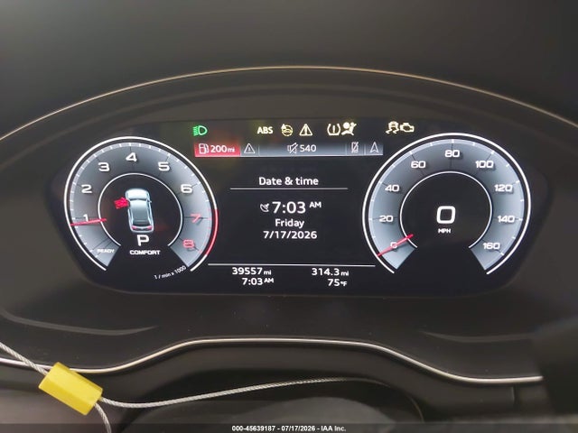 Продаж на аукціоні авто 2022 Audi Q5 Premium Plus 45 Tfsi S Line Quattro S Tronic, vin: WA1EAAFY1N2005557, номер лоту: 45639187