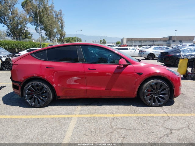45639244 :رقم المزاد ، 7SAYGDEF4PF606371 vin ، 2023 Tesla Model Y Performance Dual Motor All-wheel Drive مزاد بيع