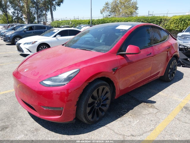 45639244 :رقم المزاد ، 7SAYGDEF4PF606371 vin ، 2023 Tesla Model Y Performance Dual Motor All-wheel Drive مزاد بيع