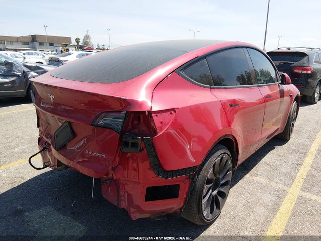 45639244 :رقم المزاد ، 7SAYGDEF4PF606371 vin ، 2023 Tesla Model Y Performance Dual Motor All-wheel Drive مزاد بيع