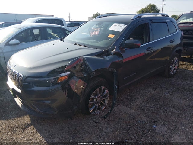 2019 Jeep Cherokee Latitude Plus Fwd მანქანა იყიდება აუქციონზე, vin: 1C4PJLLB0KD205744, აუქციონის ნომერი: 45639301