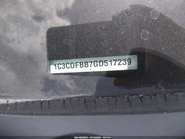 Aukcja sprzedaży 2016 Dodge Dart Sxt, vin: 1C3CDFBB7GD517239, numer aukcji: 45639331