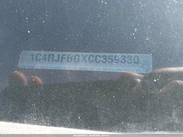 2012 Jeep Grand Cherokee Limited მანქანა იყიდება აუქციონზე, vin: 1C4RJFBGXCC359330, აუქციონის ნომერი: 45639334