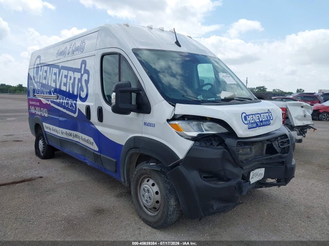 45639384 :رقم المزاد ، 3C6LRVDG2PE579086 vin ، 2023 Ram Promaster 2500 High Roof 159 Wb مزاد بيع