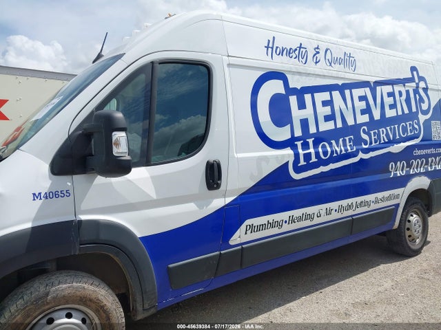 Продажа на аукционе авто 2023 Ram Promaster 2500 High Roof 159 Wb, vin: 3C6LRVDG2PE579086, номер лота: 45639384