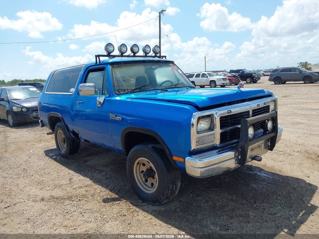 Aukcja sprzedaży 1992 Dodge Ramcharger Aw-150, vin: 3B4GM17Y1NM505664, numer aukcji: 45639444