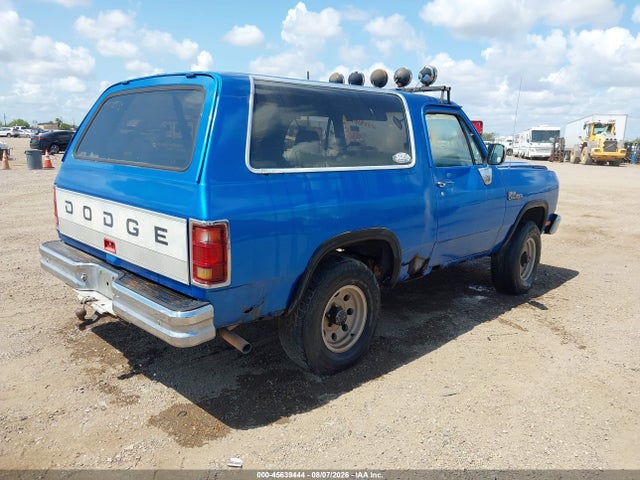 Aukcja sprzedaży 1992 Dodge Ramcharger Aw-150, vin: 3B4GM17Y1NM505664, numer aukcji: 45639444