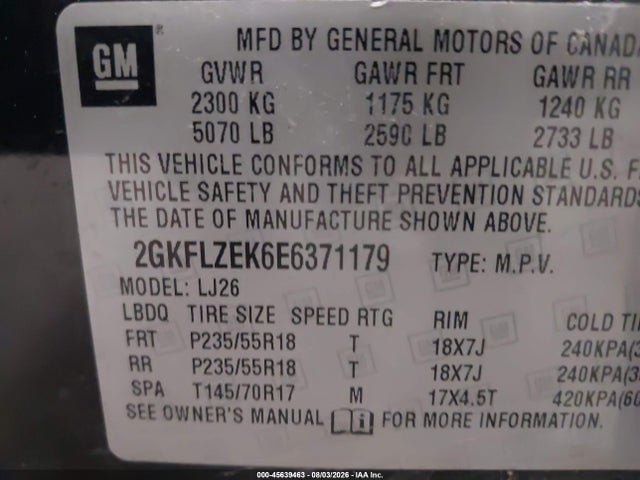 Продаж на аукціоні авто 2014 Gmc Terrain Denali, vin: 2GKFLZEK6E6371179, номер лоту: 45639463