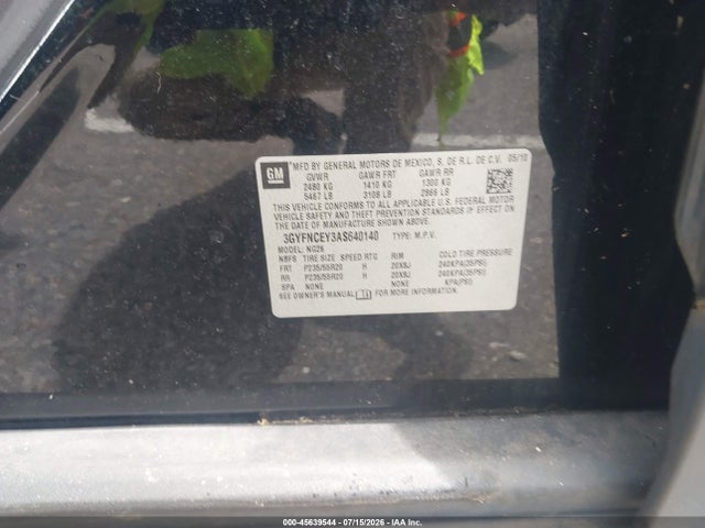 Продажа на аукционе авто 2010 Cadillac Srx Premium Collection, vin: 3GYFNCEY3AS640140, номер лота: 45639544