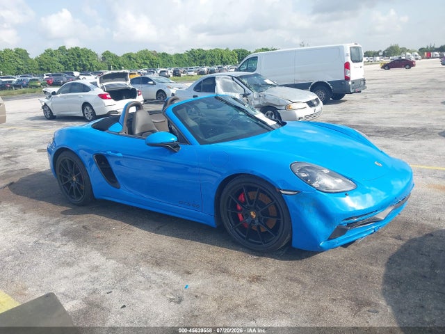 2023 Porsche 718 Boxster Gts 4.0 მანქანა იყიდება აუქციონზე, vin: WP0CD2A84PS216370, აუქციონის ნომერი: 45639558