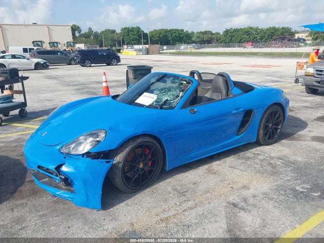 Auction sale of the 2023 Porsche 718 Boxster Gts 4.0, vin: WP0CD2A84PS216370, lot number: 45639558