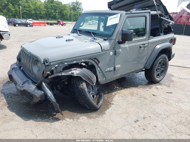 2020 Jeep Wrangler Sport 4x4 მანქანა იყიდება აუქციონზე, vin: 1C4GJXAG5LW189102, აუქციონის ნომერი: 45639683
