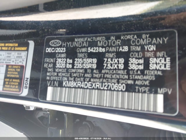 KM8KR4DEXRU270690 Hyundai Ioniq 5 Limited