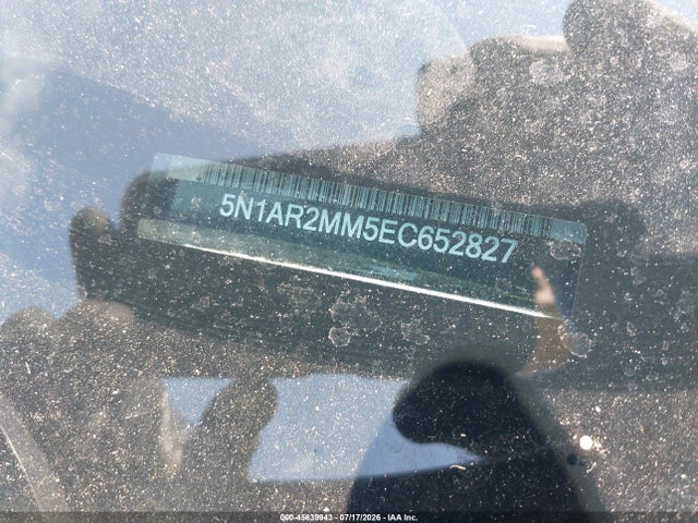 Продаж на аукціоні авто 2014 Nissan Pathfinder Sv, vin: 5N1AR2MM5EC652827, номер лоту: 45639943