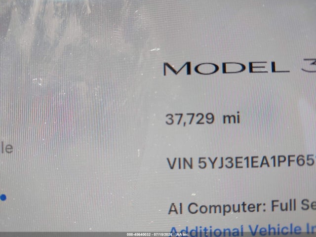 Tesla Model 3 Rear-wheel Drive 2023 5YJ3E1EA1PF651221 Image 9