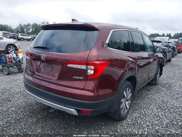 45640051 :رقم المزاد ، 5FNYF6H54MB036656 vin ، 2021 Honda Pilot Awd Ex-l مزاد بيع
