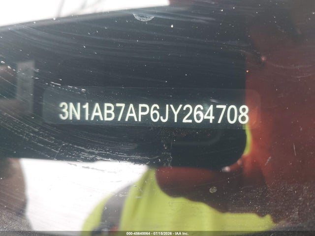 Продаж на аукціоні авто 2018 Nissan Sentra S, vin: 3N1AB7AP6JY264708, номер лоту: 45640064