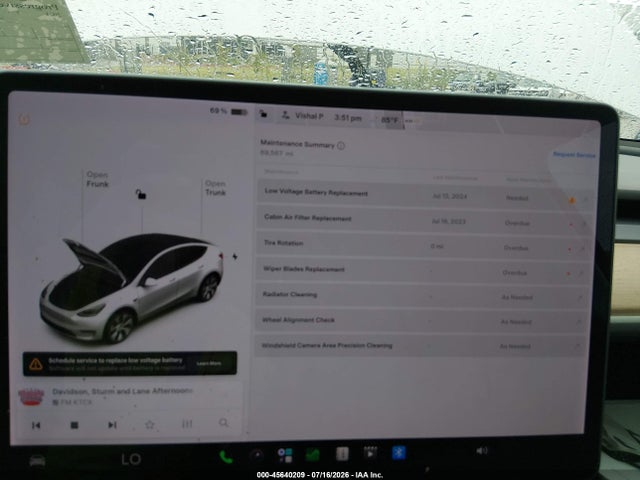 2021 Tesla Model Y Long Range Dual Motor All-wheel Drive მანქანა იყიდება აუქციონზე, vin: 5YJYGDEEXMF146472, აუქციონის ნომერი: 45640209