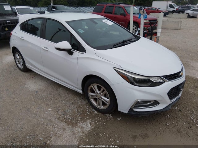 2017 Chevrolet Cruze Lt Auto მანქანა იყიდება აუქციონზე, vin: 3G1BE6SM6HS586407, აუქციონის ნომერი: 45640500