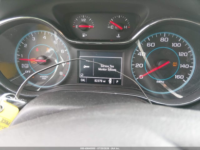 2017 Chevrolet Cruze Lt Auto მანქანა იყიდება აუქციონზე, vin: 3G1BE6SM6HS586407, აუქციონის ნომერი: 45640500