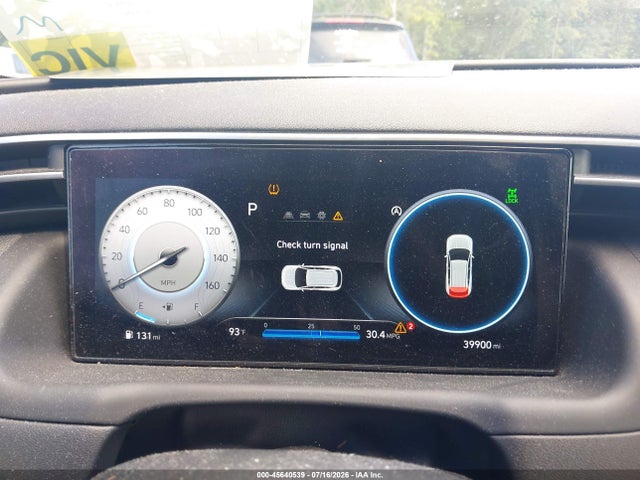 45640539 :رقم المزاد ، 5NMJFCAE8NH080914 vin ، 2022 Hyundai Tucson Sel مزاد بيع