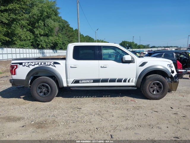 Продаж на аукціоні авто 2018 Ford F-150 Raptor, vin: 1FTFW1RG0JFA86732, номер лоту: 45640684