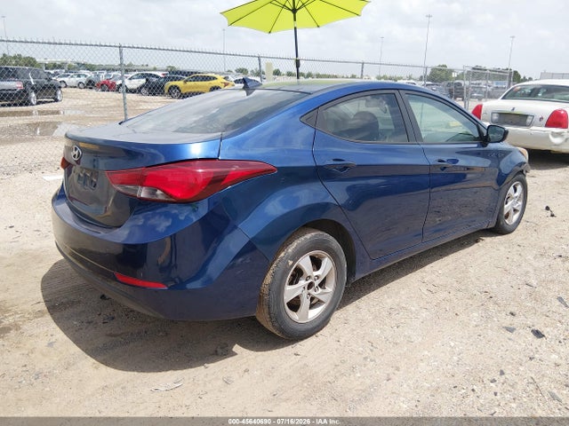 Aukcja sprzedaży 2015 Hyundai Elantra Se, vin: 5NPDH4AE4FH578531, numer aukcji: 45640690