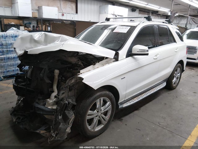 Продаж на аукціоні авто 2012 Mercedes-benz Ml 350 4matic, vin: 4JGDA5HB1CA046156, номер лоту: 45640703