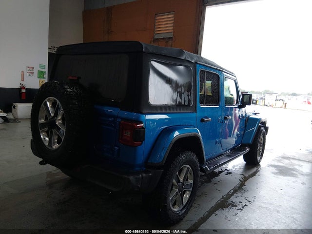2021 Jeep Wrangler Unlimited Sahara 4x4 მანქანა იყიდება აუქციონზე, vin: 1C4HJXEG9MW845057, აუქციონის ნომერი: 45640853