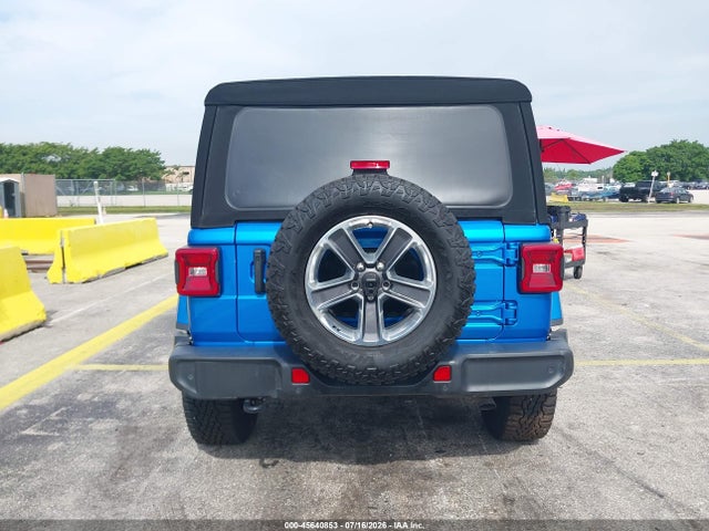 2021 Jeep Wrangler Unlimited Sahara 4x4 მანქანა იყიდება აუქციონზე, vin: 1C4HJXEG9MW845057, აუქციონის ნომერი: 45640853