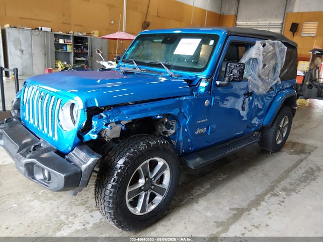 2021 Jeep Wrangler Unlimited Sahara 4x4 მანქანა იყიდება აუქციონზე, vin: 1C4HJXEG9MW845057, აუქციონის ნომერი: 45640853