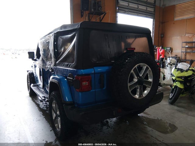 2021 Jeep Wrangler Unlimited Sahara 4x4 მანქანა იყიდება აუქციონზე, vin: 1C4HJXEG9MW845057, აუქციონის ნომერი: 45640853