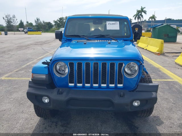 2021 Jeep Wrangler Unlimited Sahara 4x4 მანქანა იყიდება აუქციონზე, vin: 1C4HJXEG9MW845057, აუქციონის ნომერი: 45640853