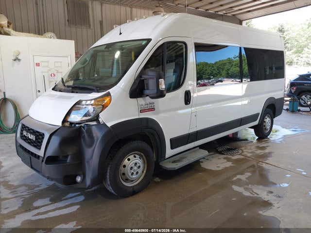 2021 Ram Promaster 2500 Window Van High Roof 159 Wb მანქანა იყიდება აუქციონზე, vin: 3C6LRVPG8ME548321, აუქციონის ნომერი: 45640900